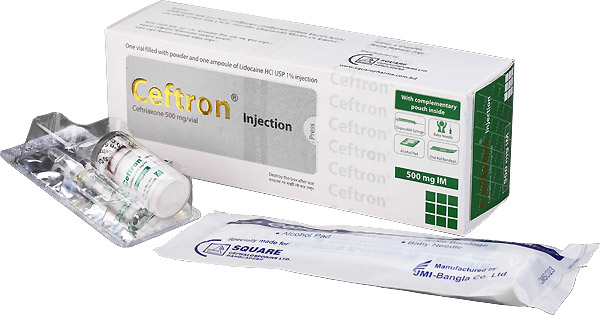 Ceftron Injection 500 Mg/Vial